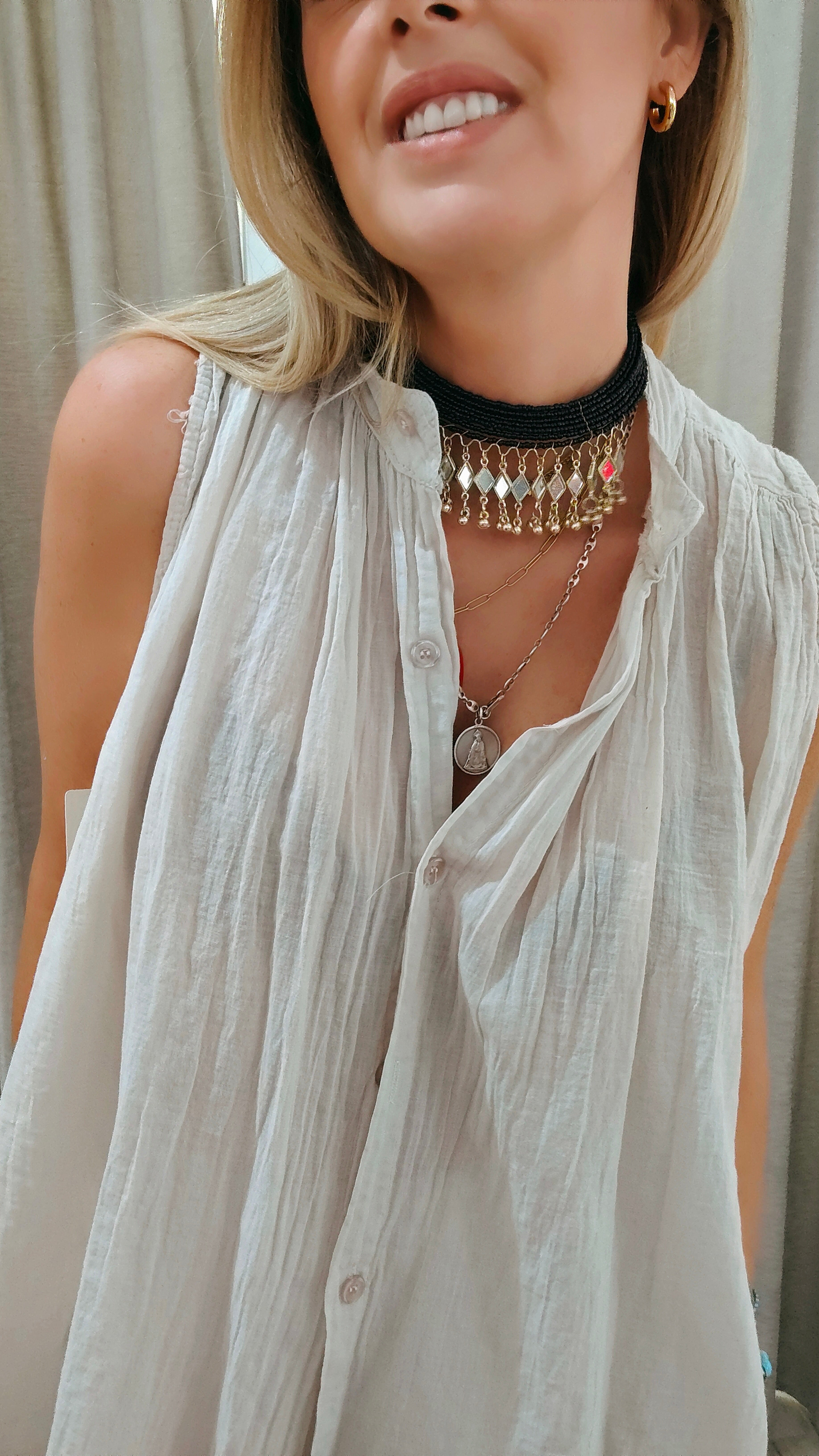 CAMISA VIVI BEIGE