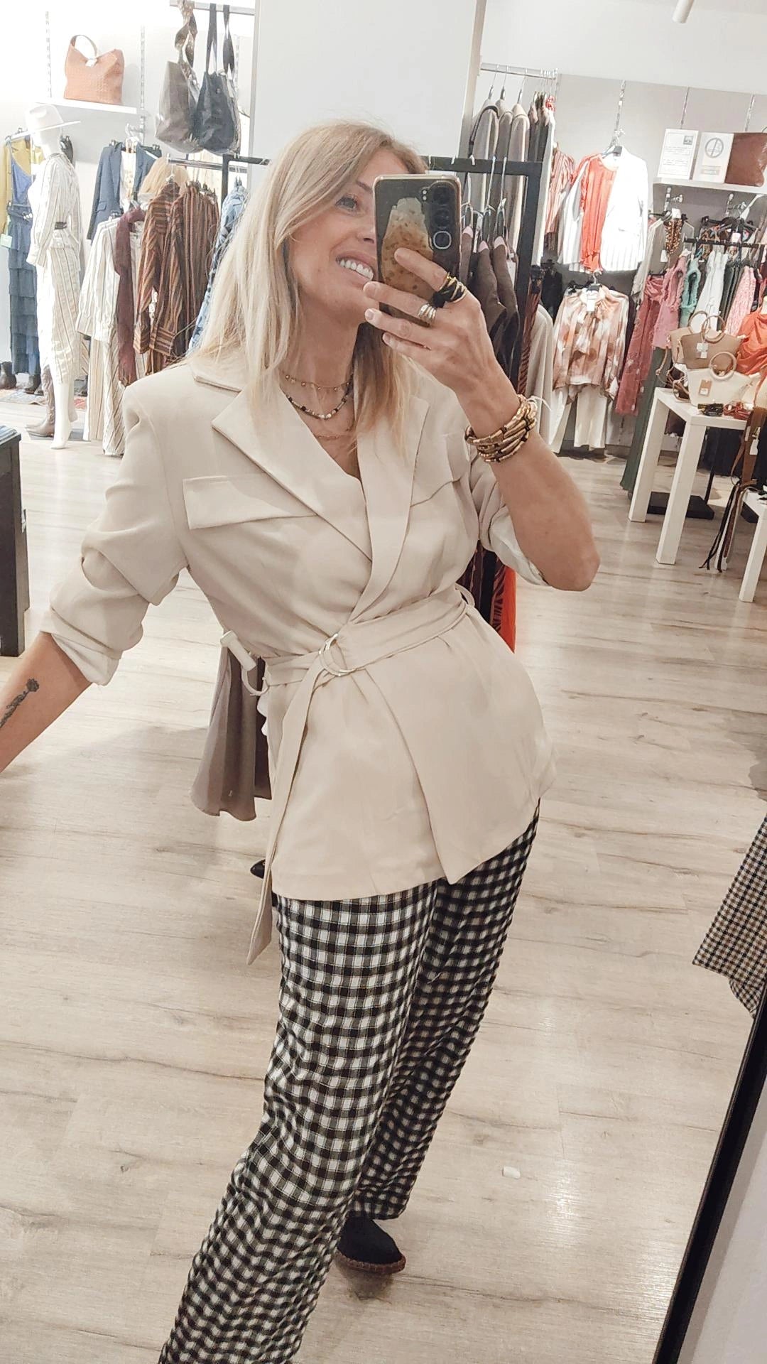BLAZER CRUZADA BEIGE