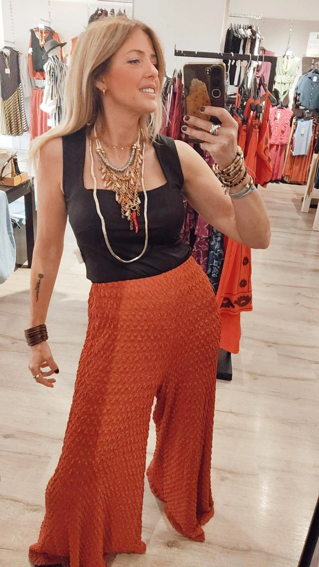 PANTALÓN LINA TEJA