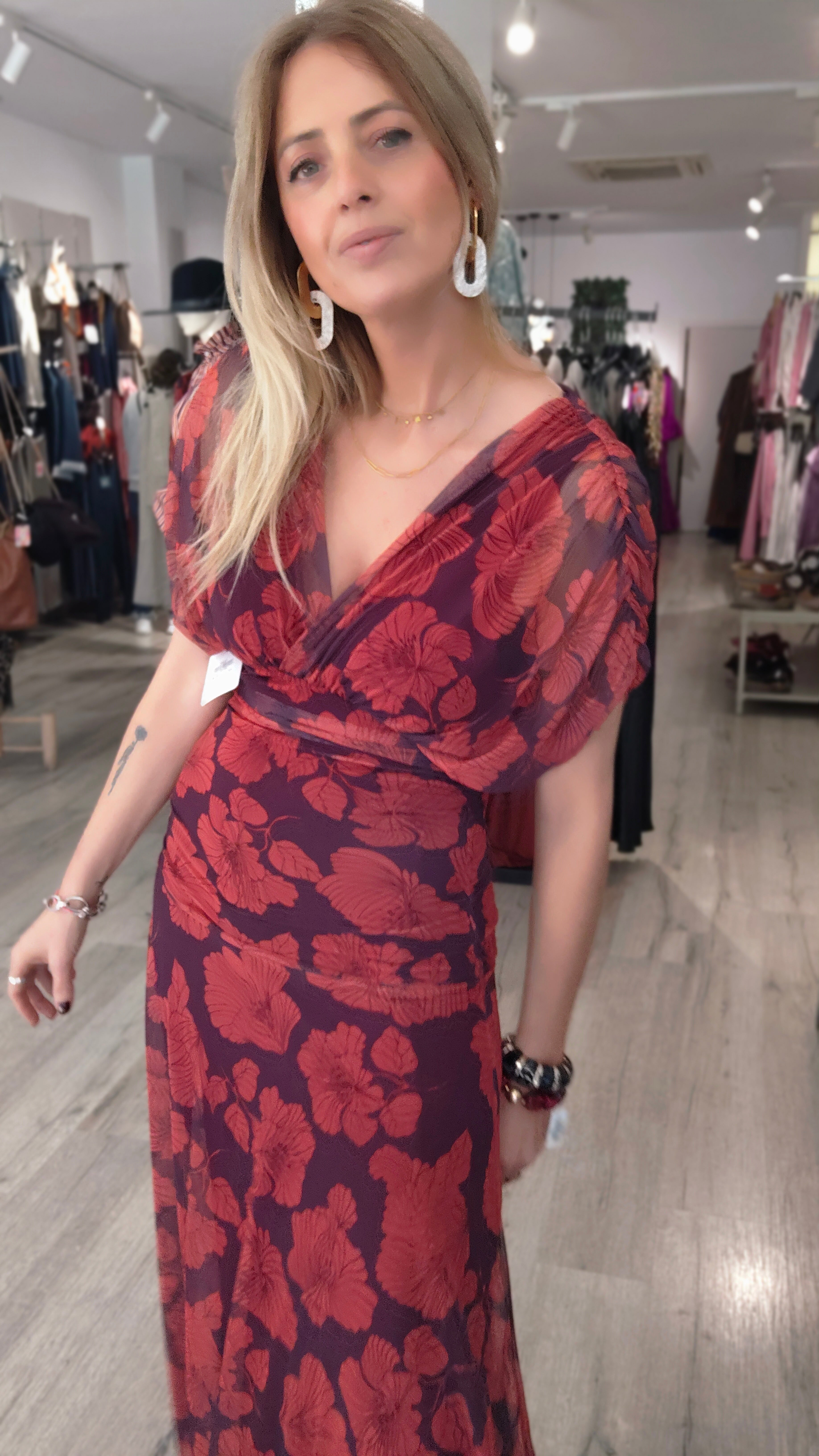 VESTIDO BORGOÑA