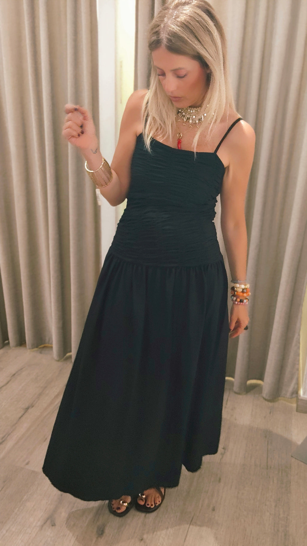 VESTIDO PANAL NEGRO