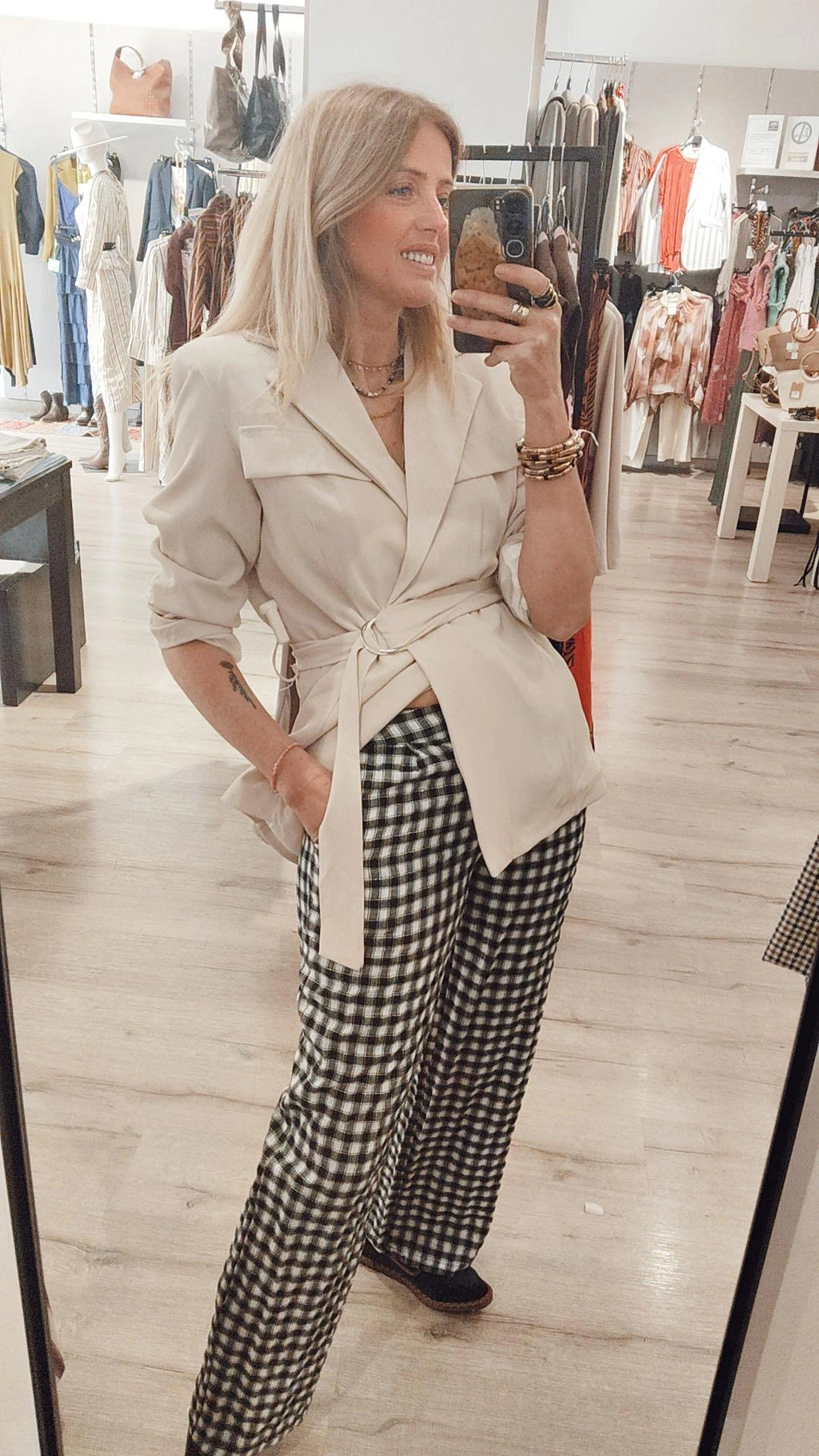 BLAZER CRUZADA BEIGE