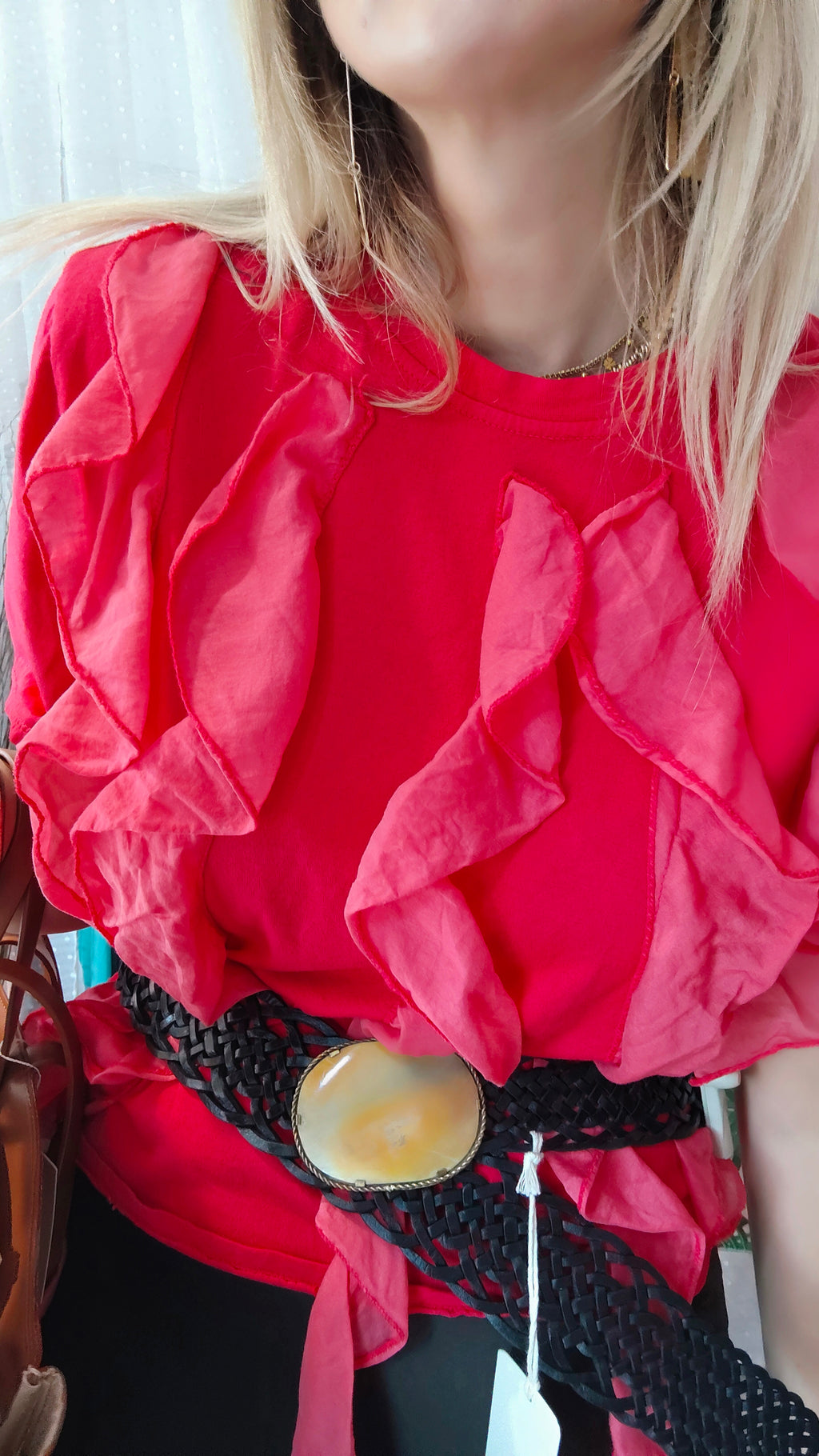 CAMISETA LAZO ROJA