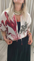 CHAQUETA BOMBER HOJA