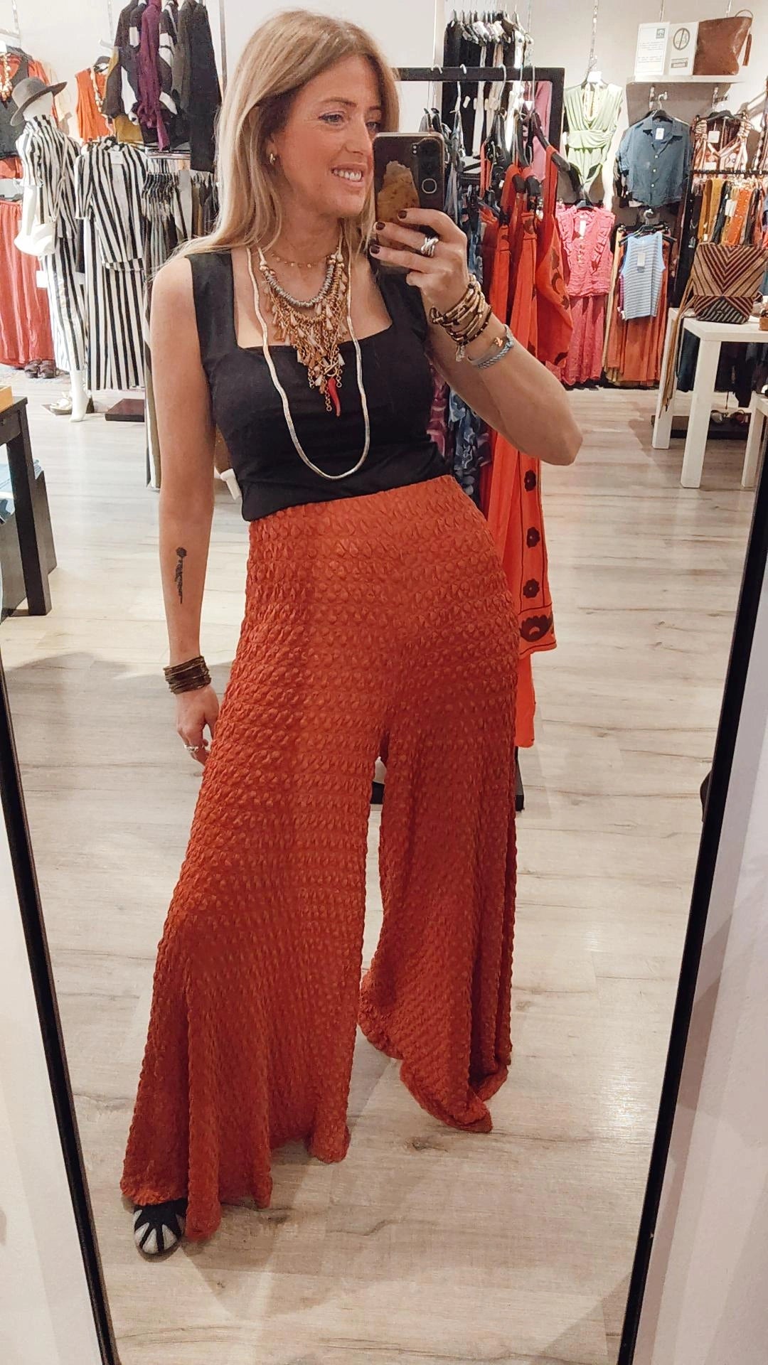 PANTALÓN LINA TEJA