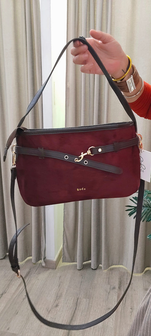 BOLSO DE HOMBRO EFECTO ANTE