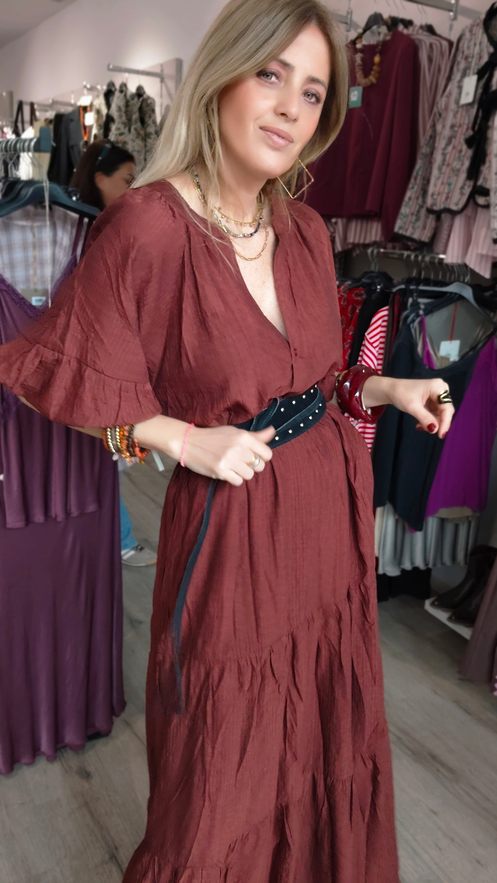 VESTIDO TERRACOTA