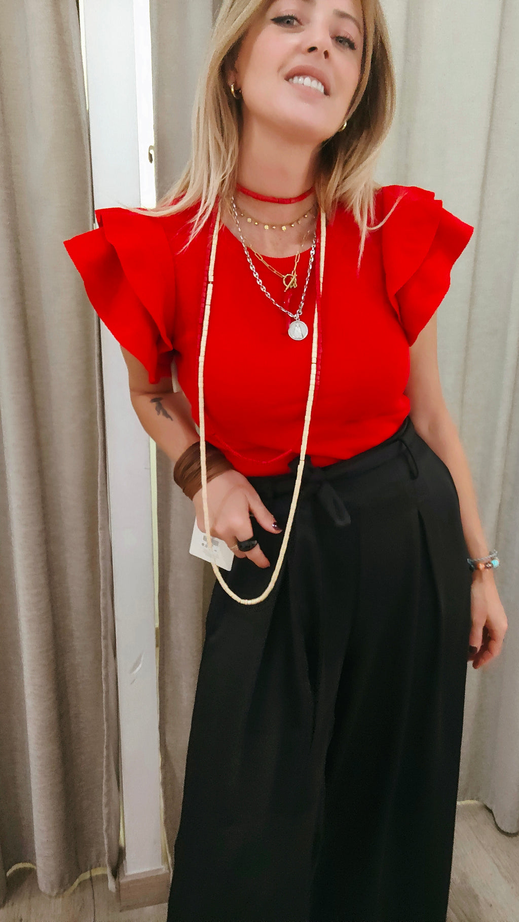 TOP ROJO VOLANTE