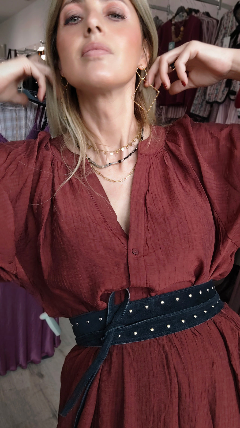 VESTIDO TERRACOTA