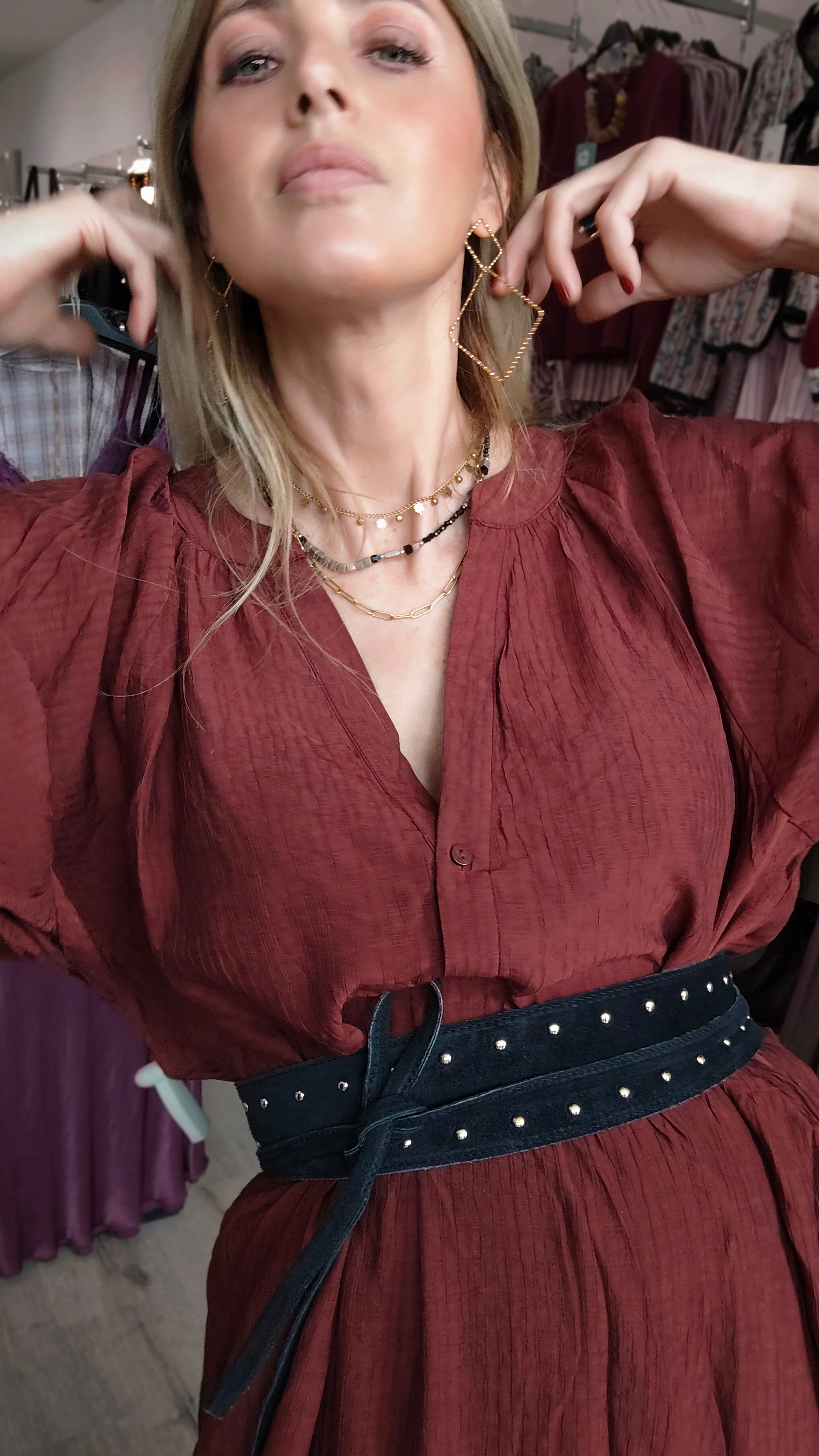 VESTIDO TERRACOTA