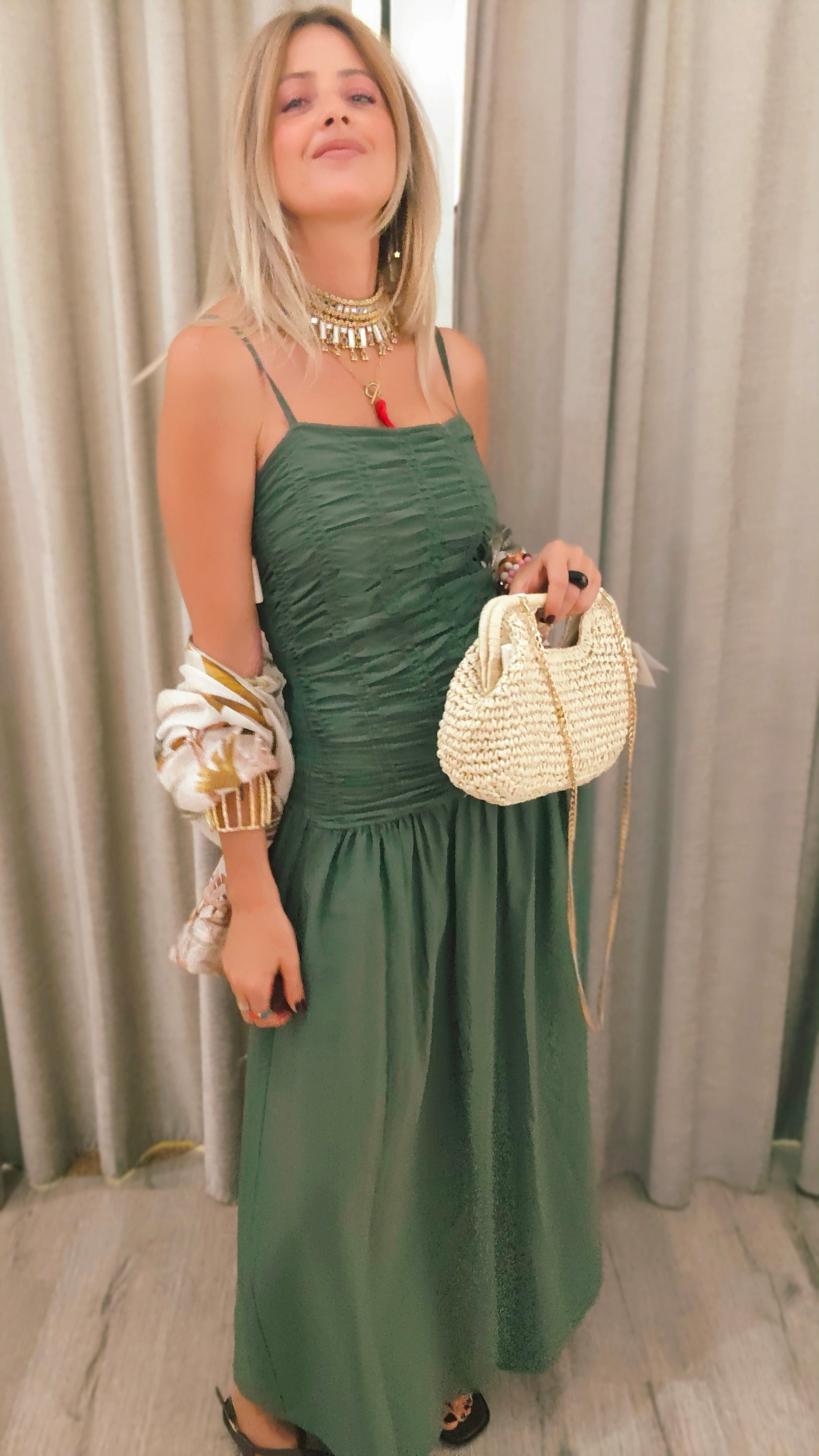 VESTIDO PANAL VERDE