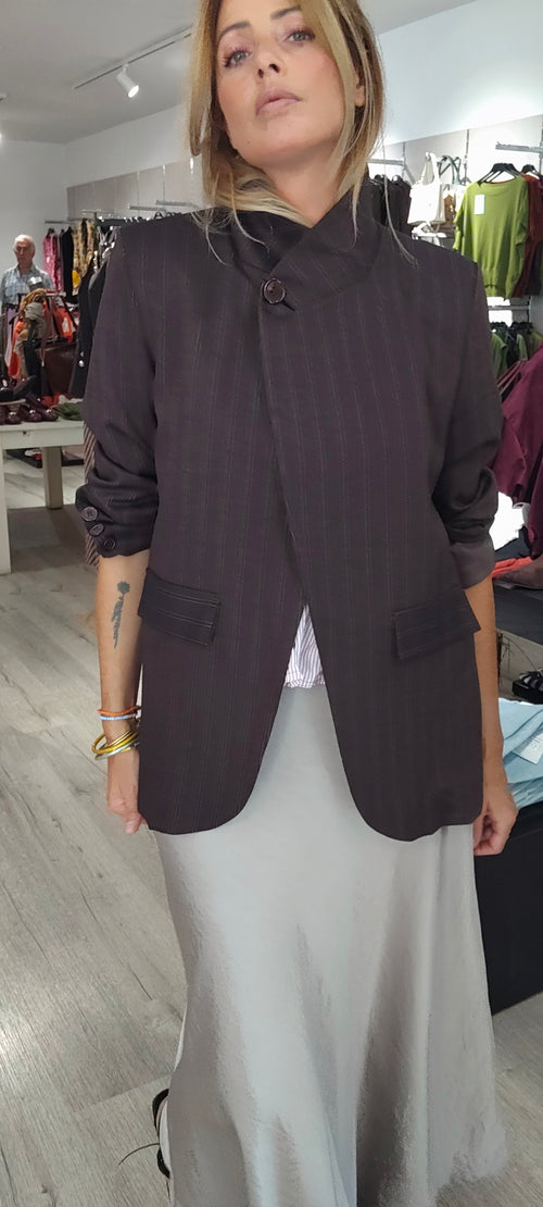 BLAZERS CUELLO BOTÓN