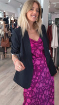 VESTIDO MAREJADA FUCSIA