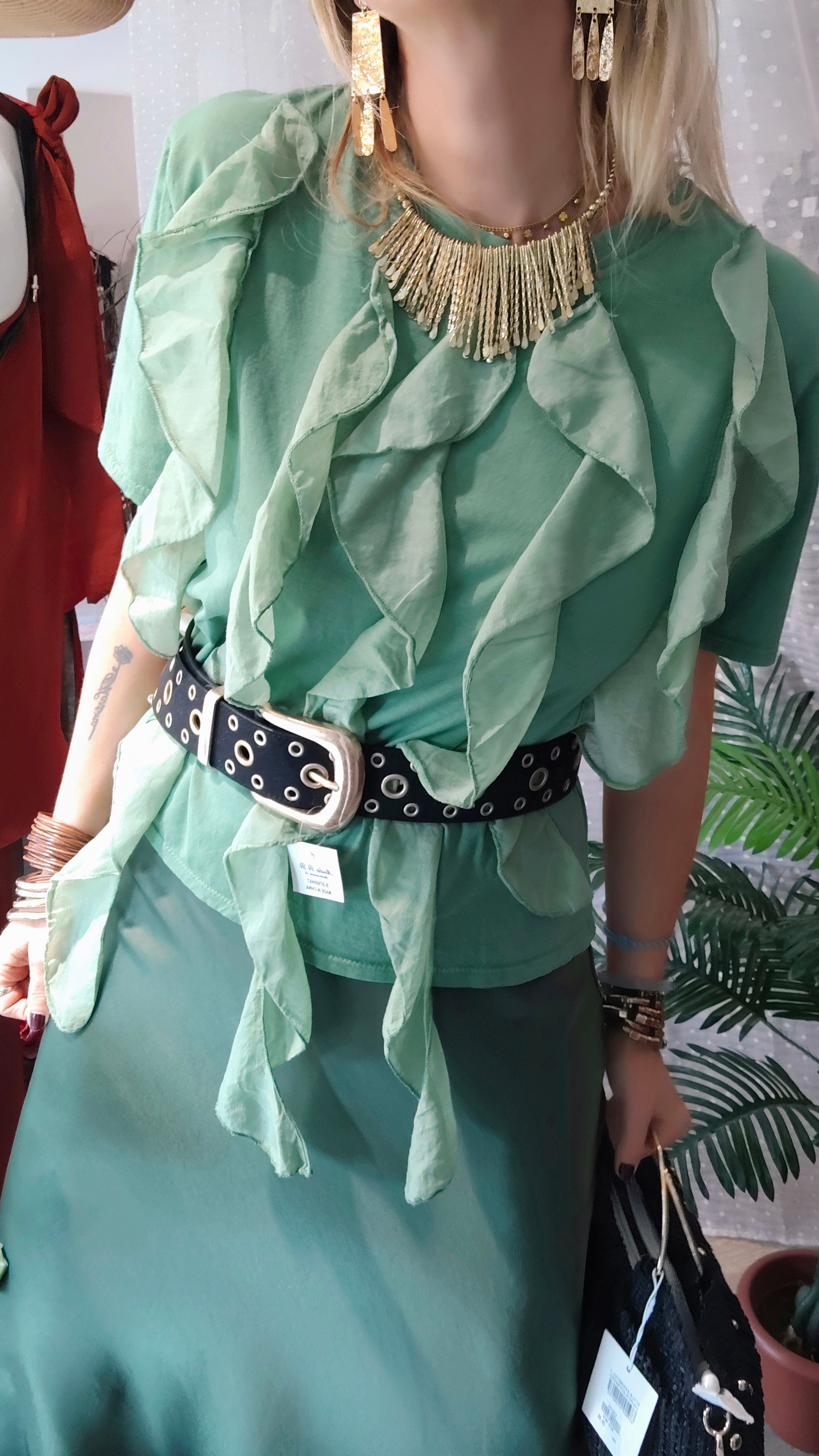 CAMISETA LAZO VERDE