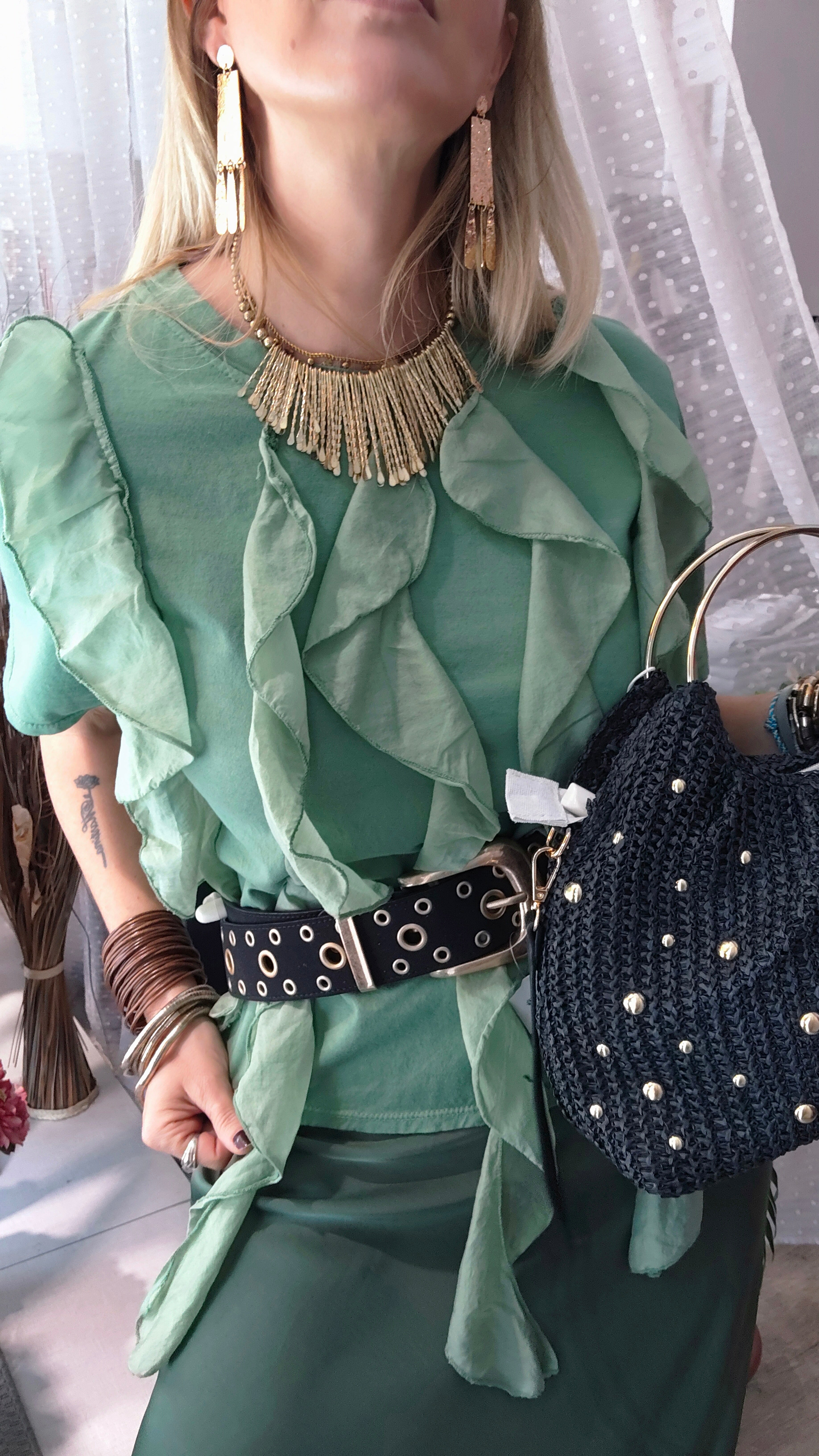 CAMISETA LAZO VERDE