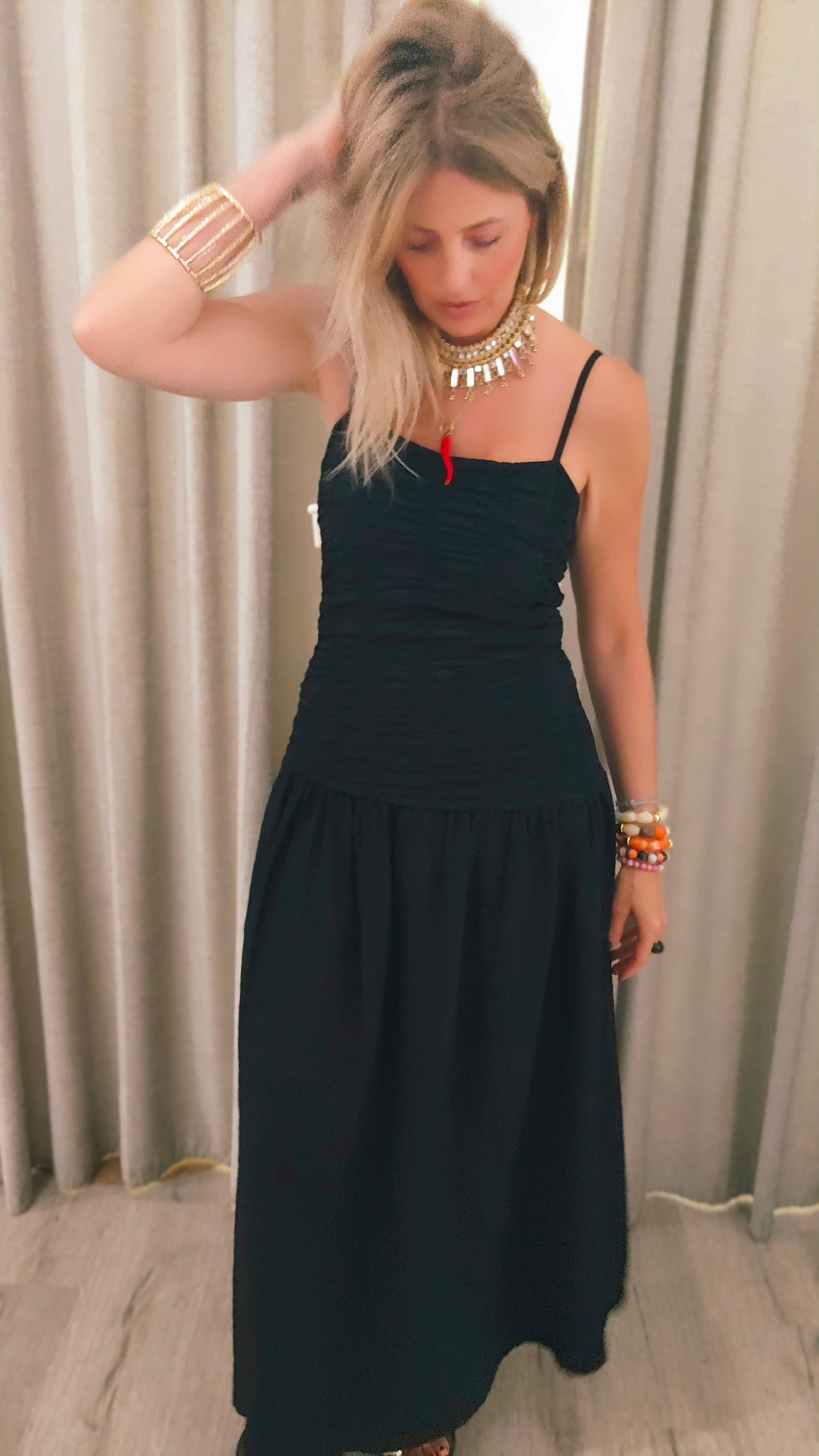 VESTIDO PANAL NEGRO