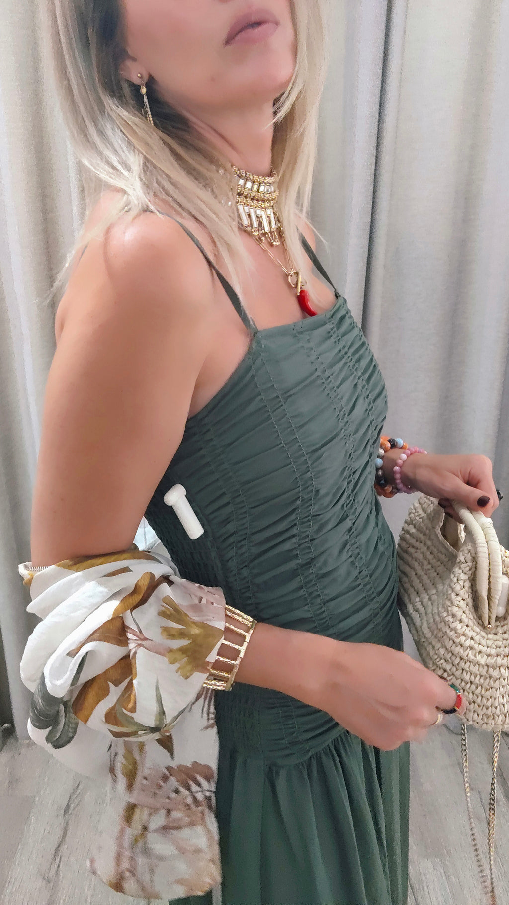 VESTIDO PANAL VERDE