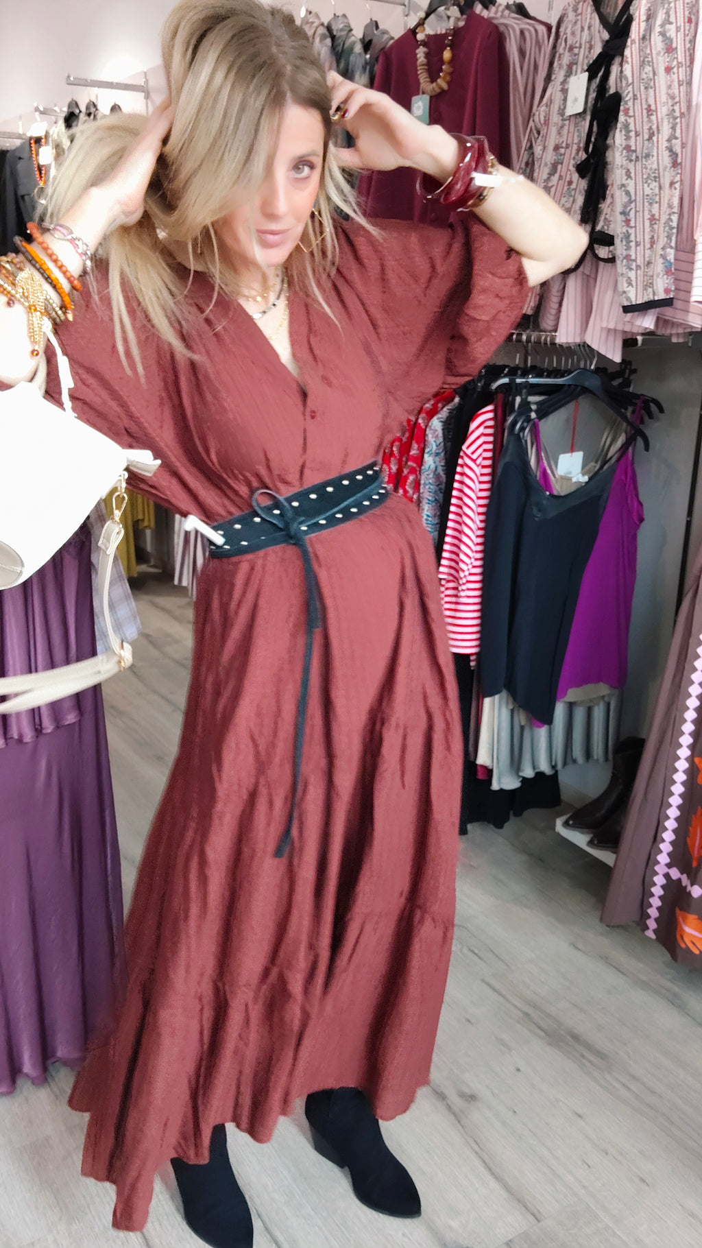 VESTIDO TERRACOTA