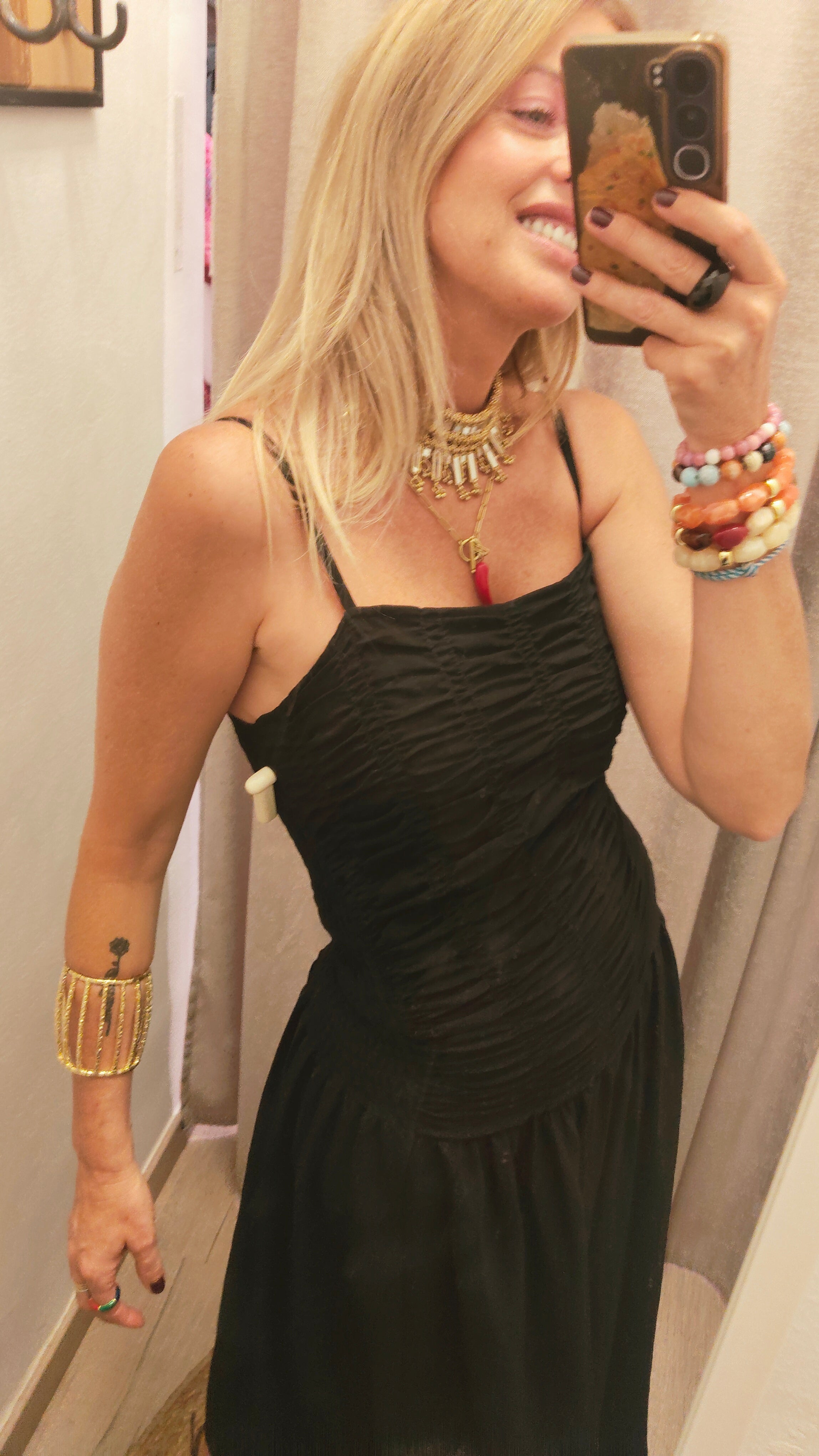 VESTIDO PANAL NEGRO