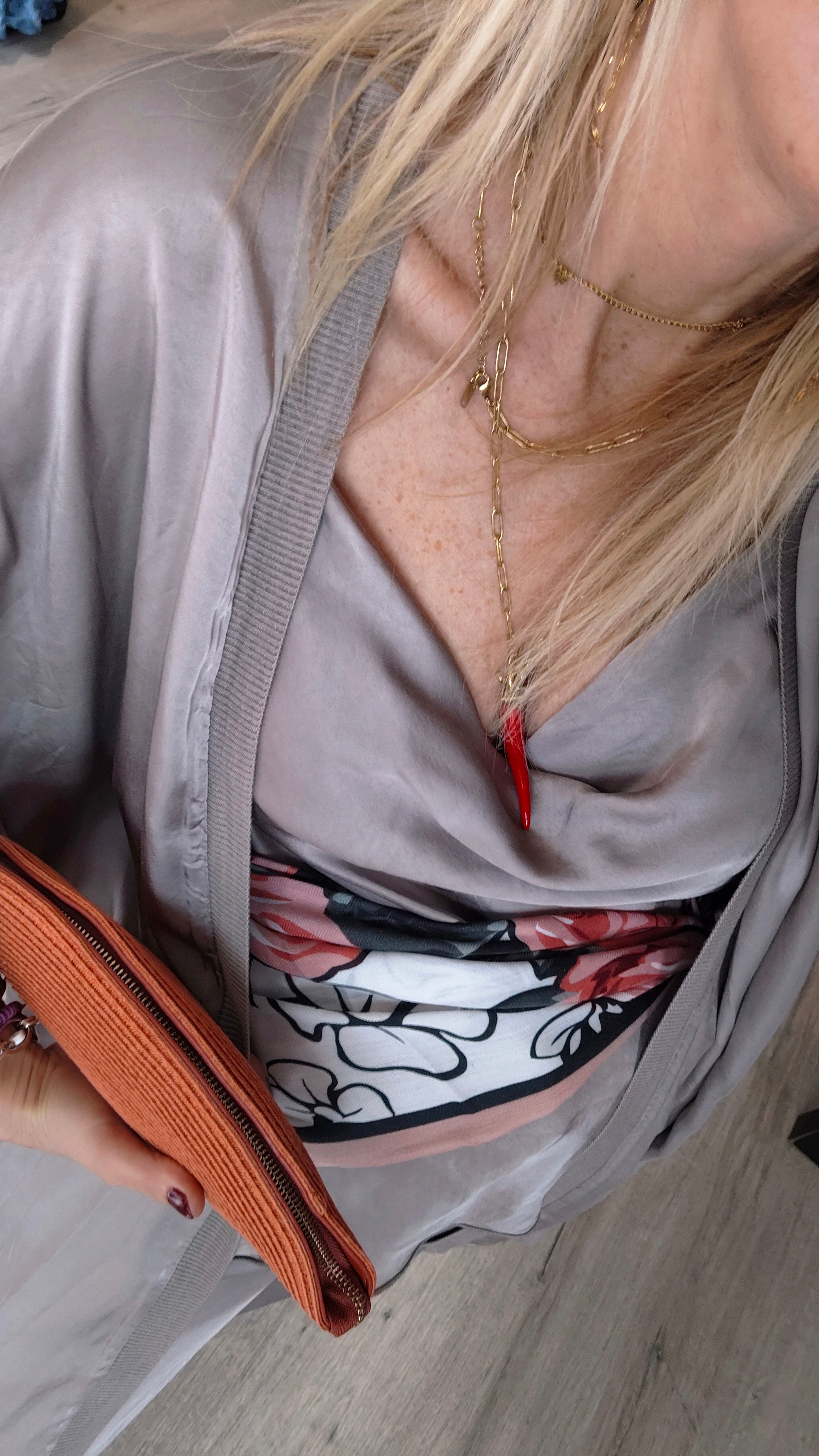 KIMONO SATÉN TOPO