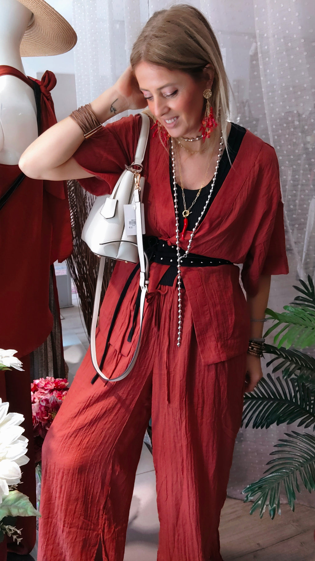 KIMONO/CHAQUETA TEJA