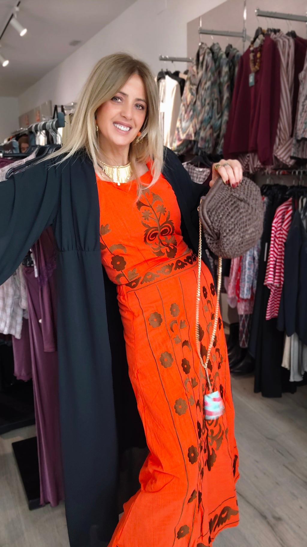 CONJUNTO CLEMENTINA NARANJA