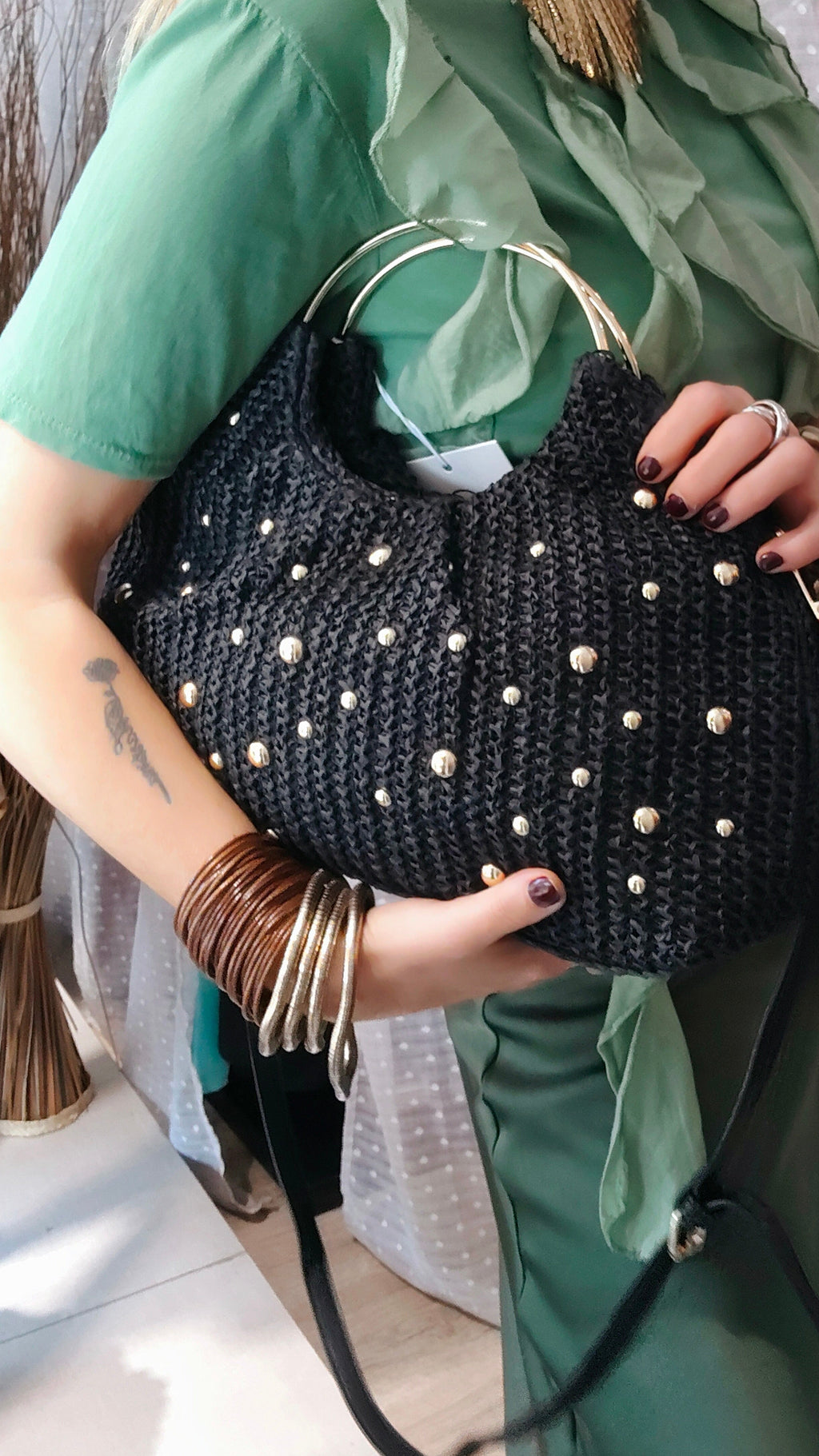 BOLSO RAFIA TRENZADO
