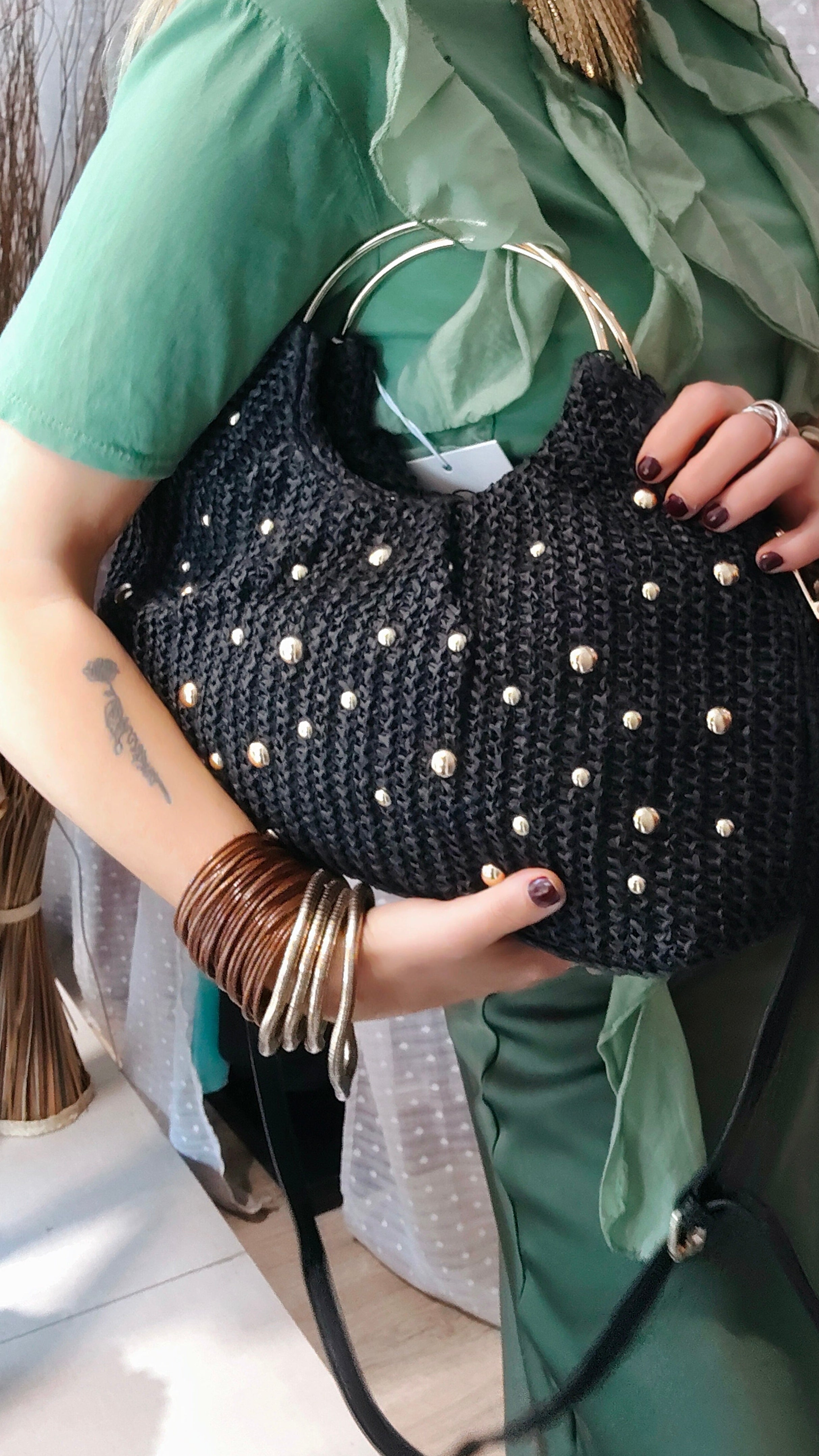 BOLSO RAFIA TRENZADO