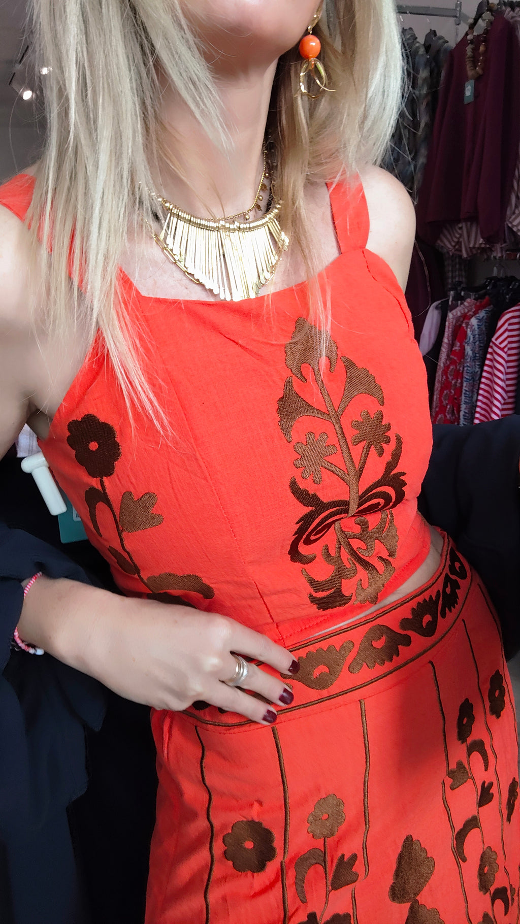 CONJUNTO CLEMENTINA NARANJA