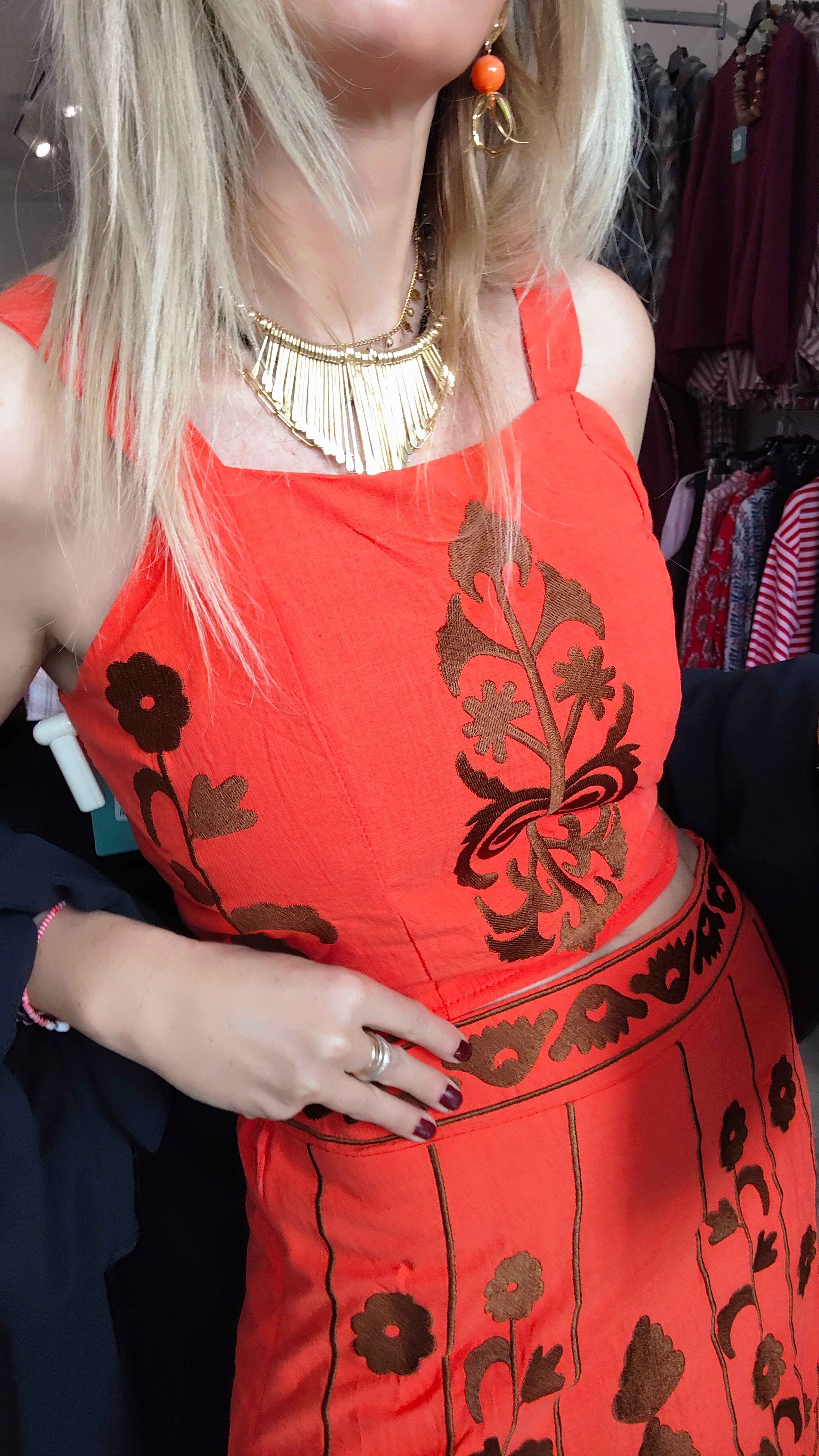 CONJUNTO CLEMENTINA NARANJA