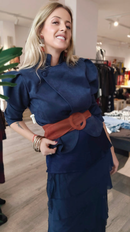 CHAQUETA EFECTO ANTE