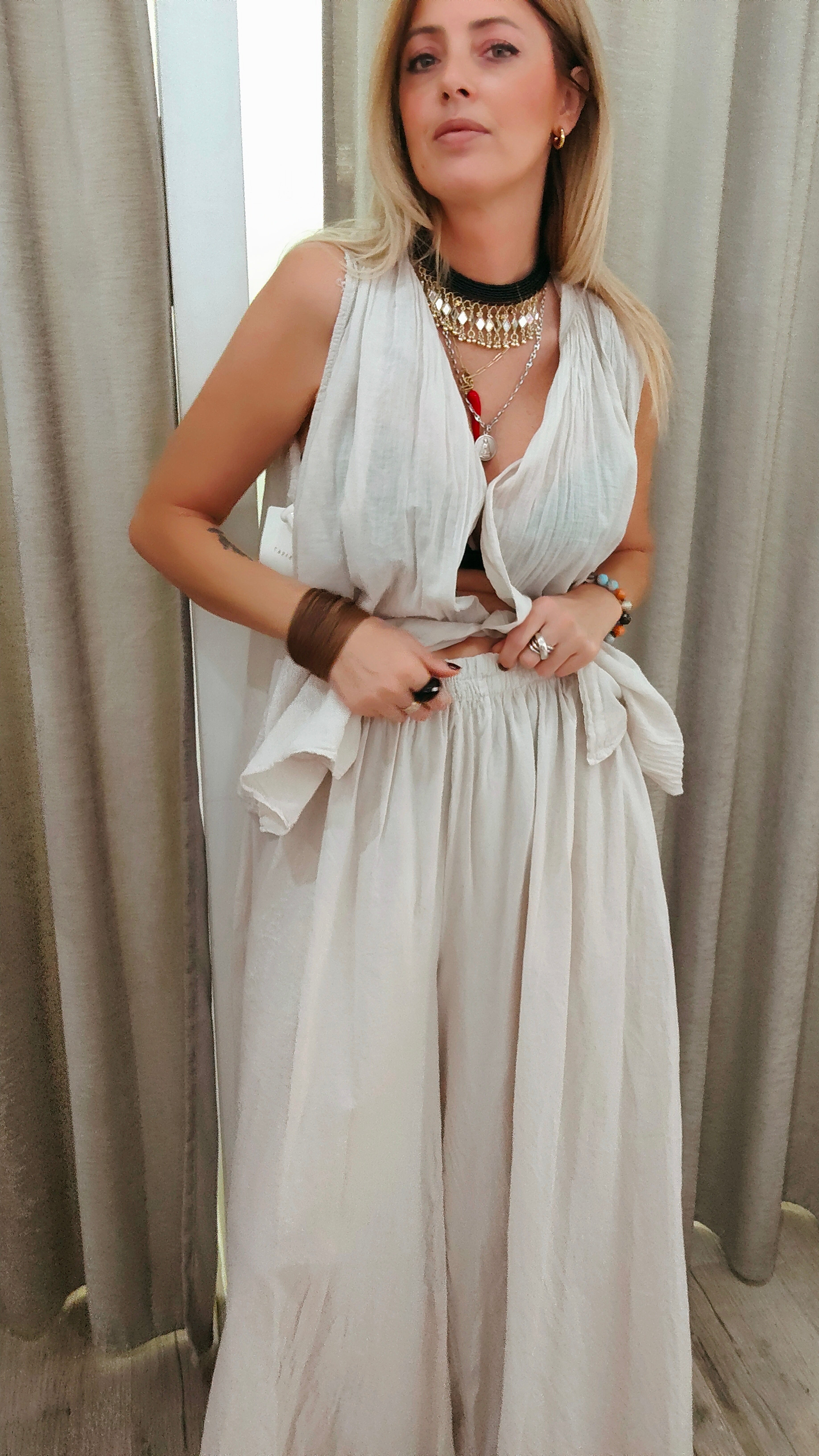 CAMISA VIVI BEIGE