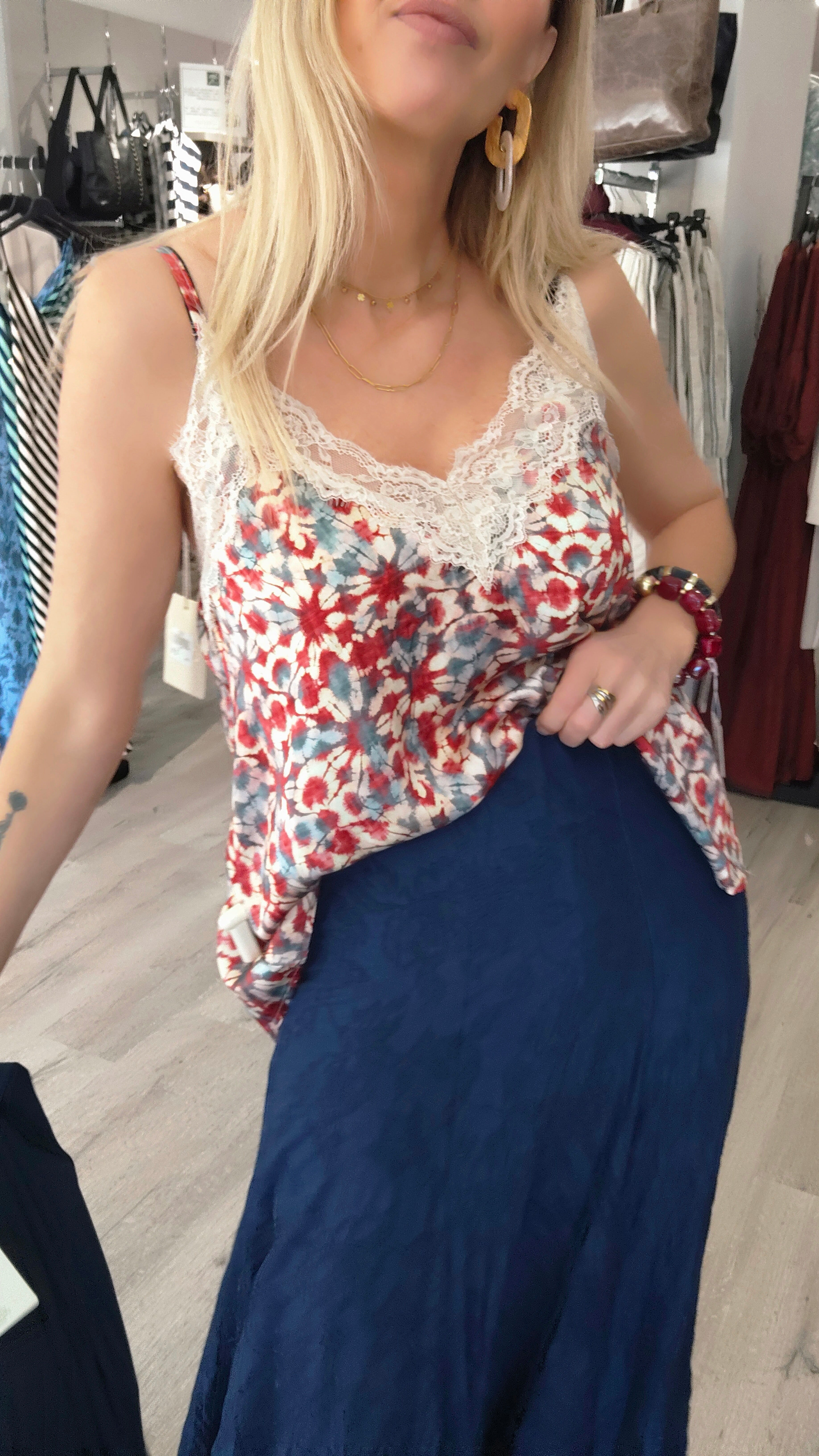 TOP LENCERO ENCAJE
