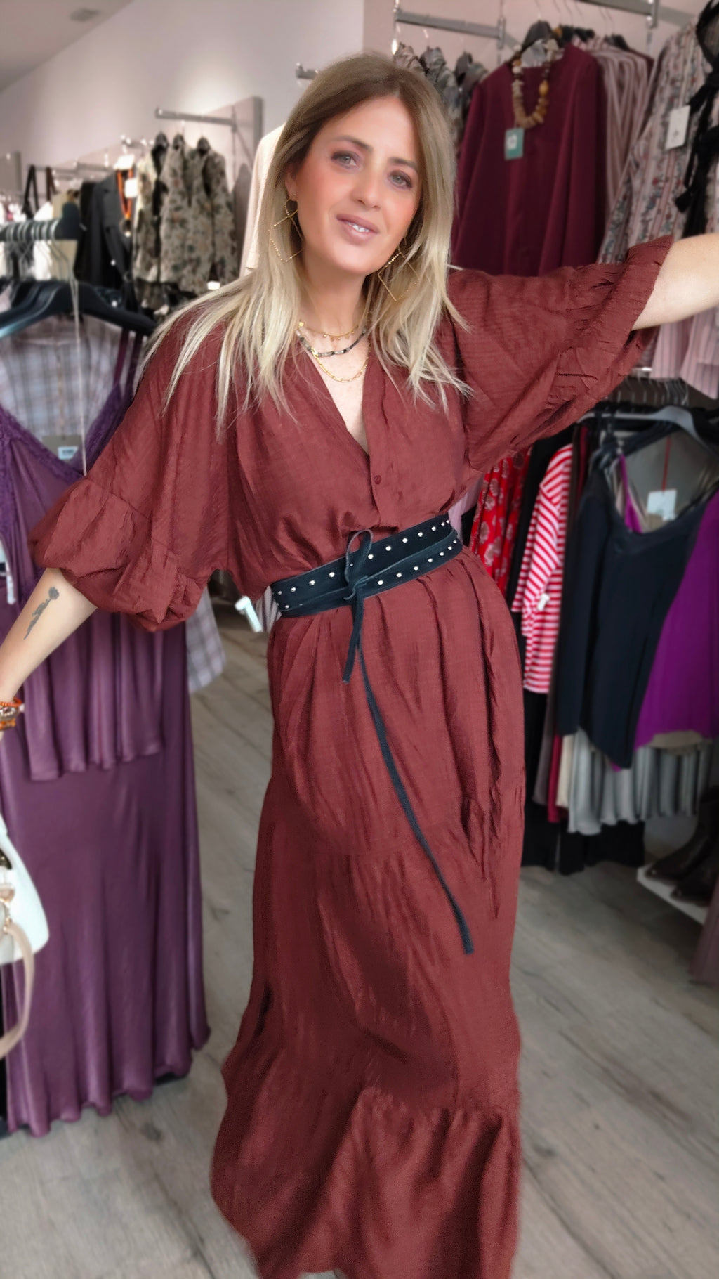 VESTIDO TERRACOTA