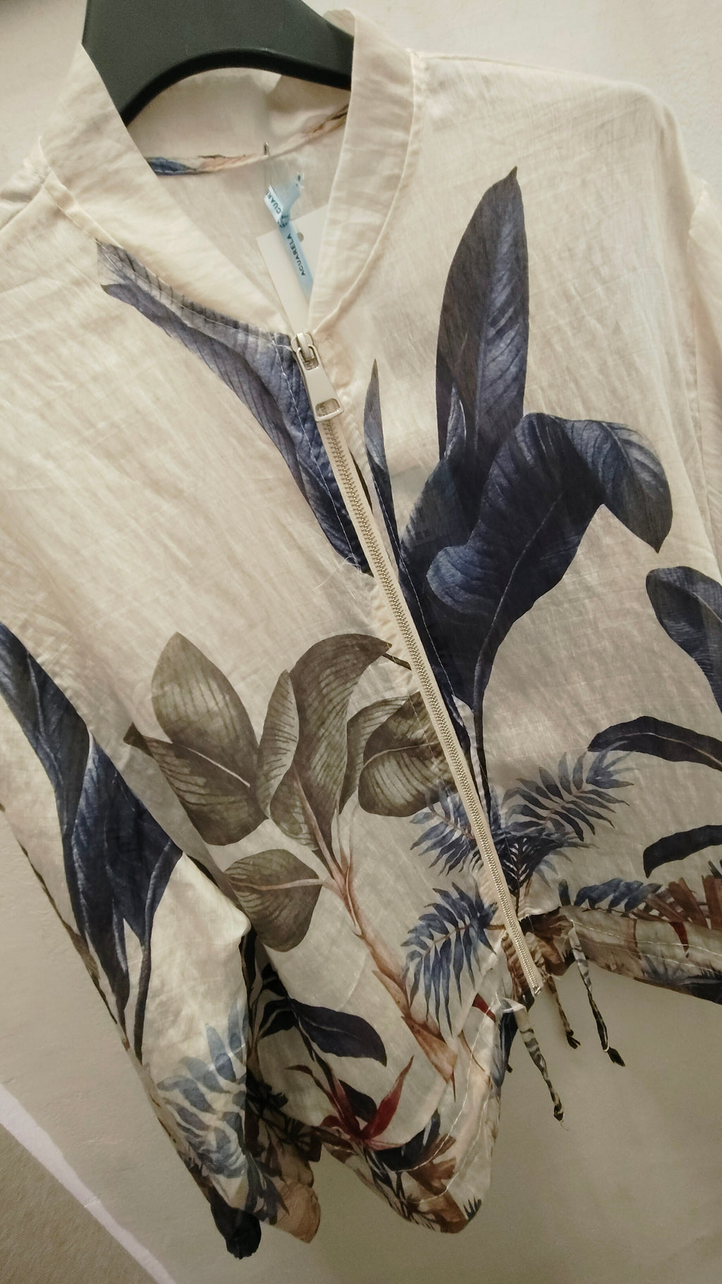 CHAQUETA BOMBER HOJA