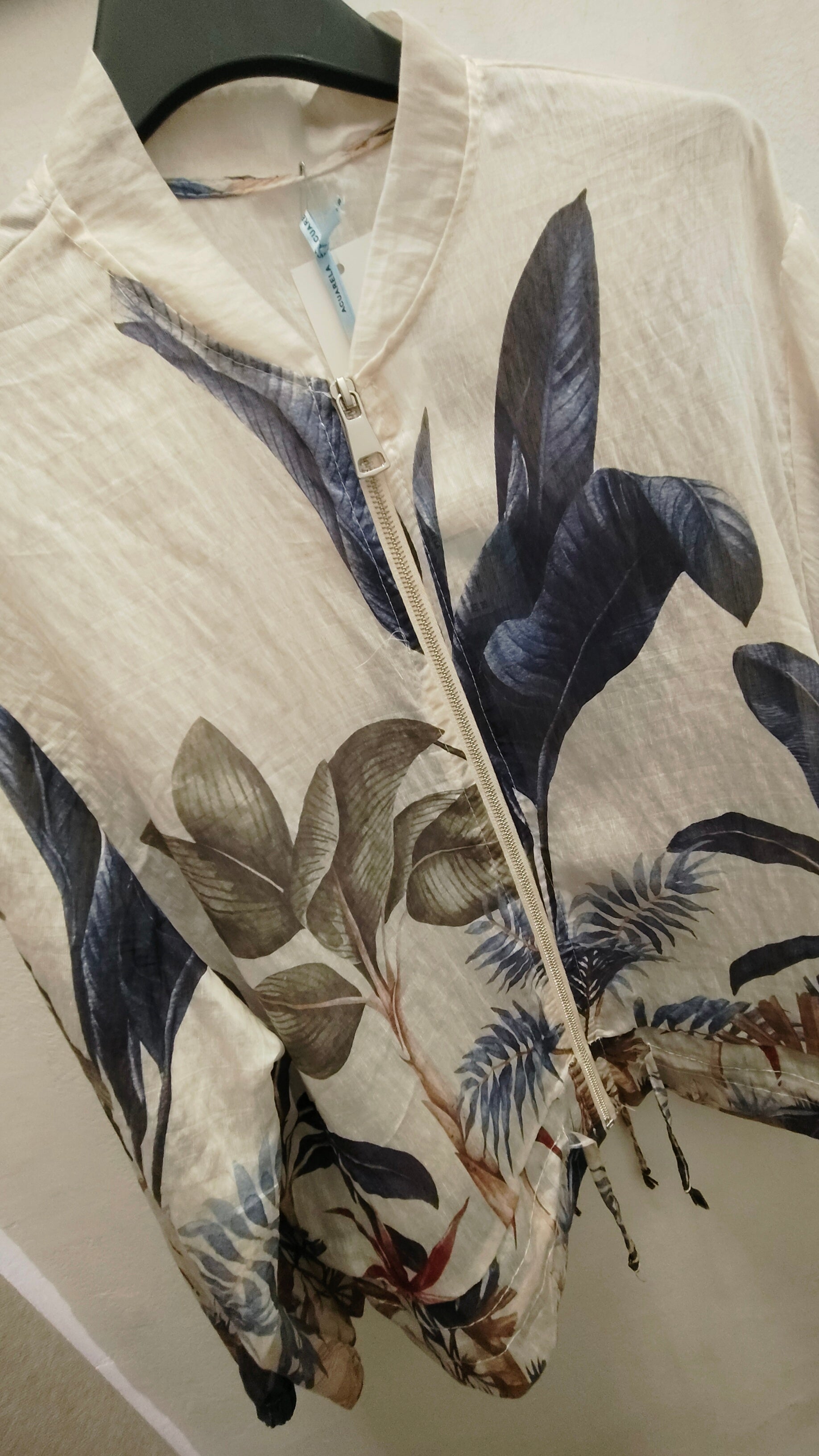 CHAQUETA BOMBER HOJA