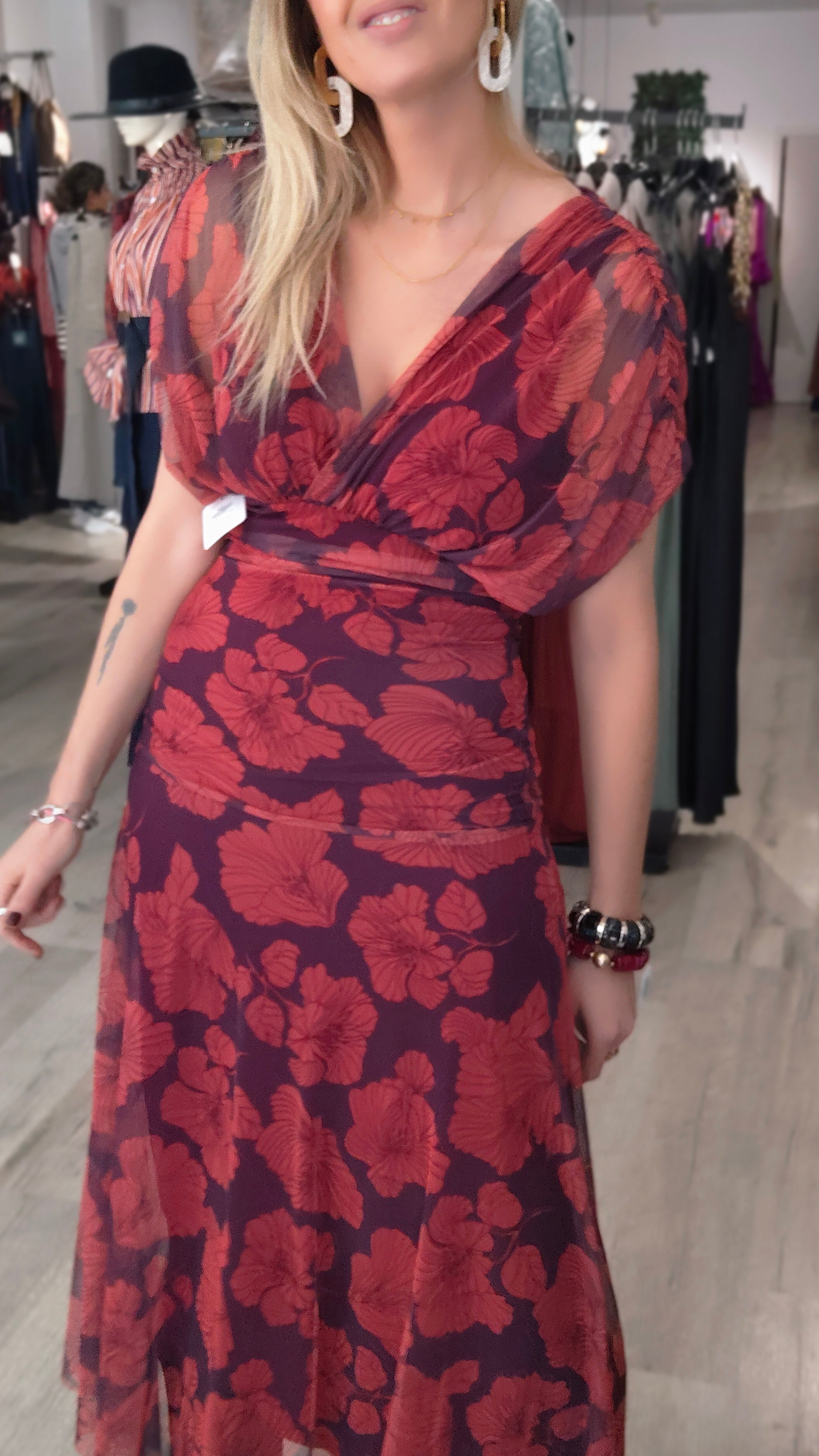 VESTIDO BORGOÑA