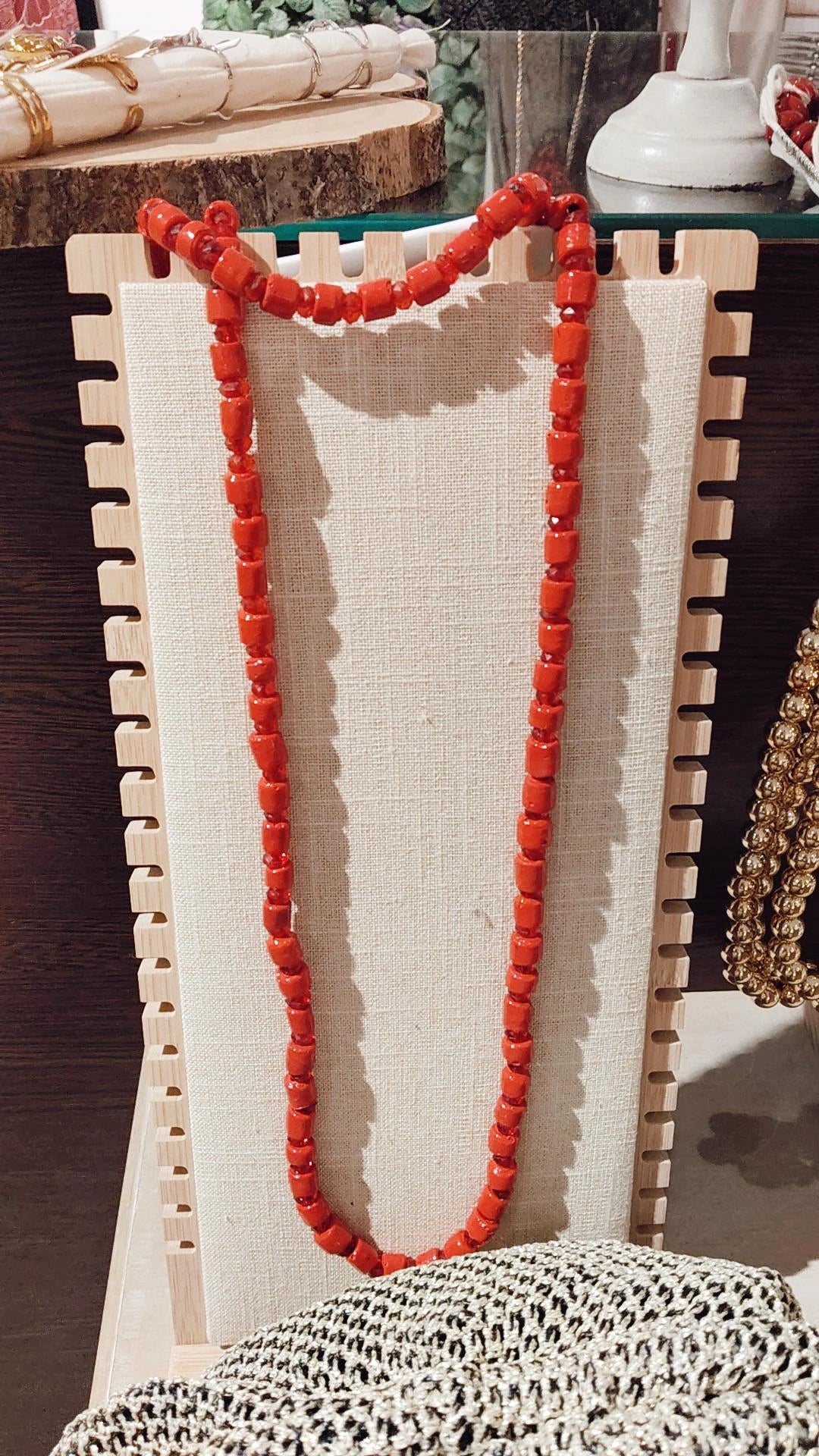 COLLAR PIEDRA ROJA