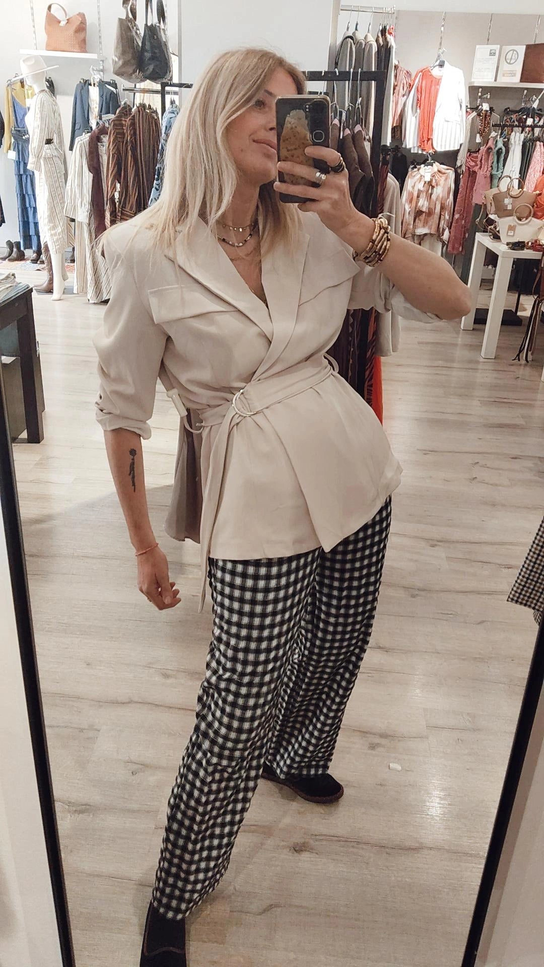 BLAZER CRUZADA BEIGE