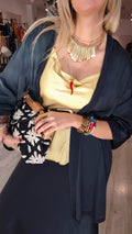KIMONO SATÉN NEGRO
